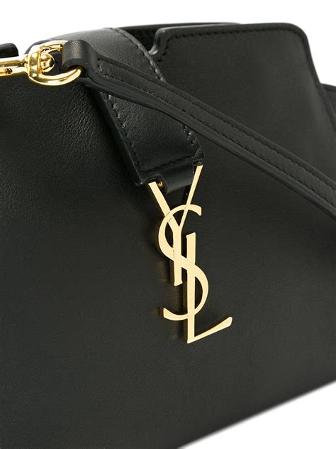 black on black ysl crossbody